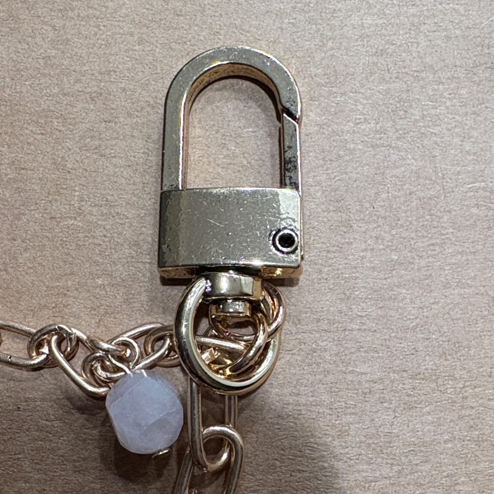 Gold Charm with Multicolor Accents purse chain. - Picture 9 of 10